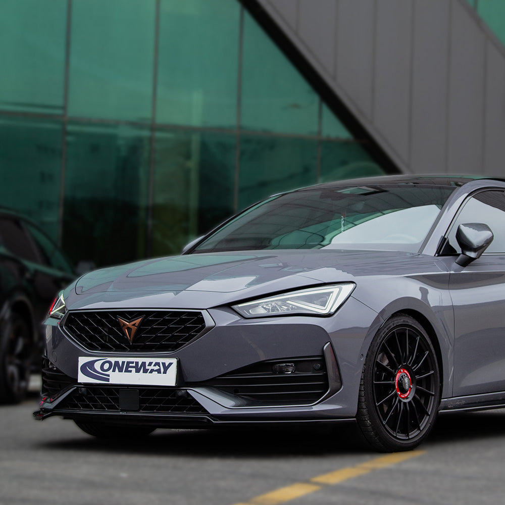 Front Splitter compatible with CUPRA Leon 2020+ Version 3 without ABE TÜV - ONEWAY Automotive GmbH