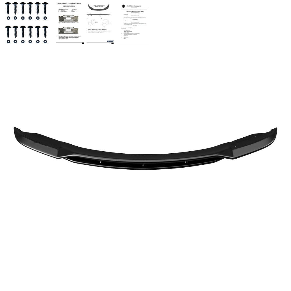 Front Splitter BMW X5 E70 M-Pack Facelift 2010-2013 with ABE TÜV - ONEWAY Automotive GmbH