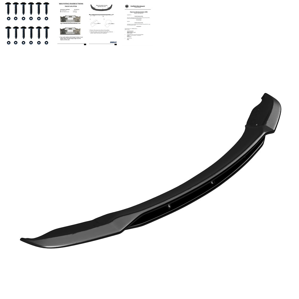 Front Splitter BMW X5 E70 M-Pack Facelift 2010-2013 with ABE TÜV - ONEWAY Automotive GmbH