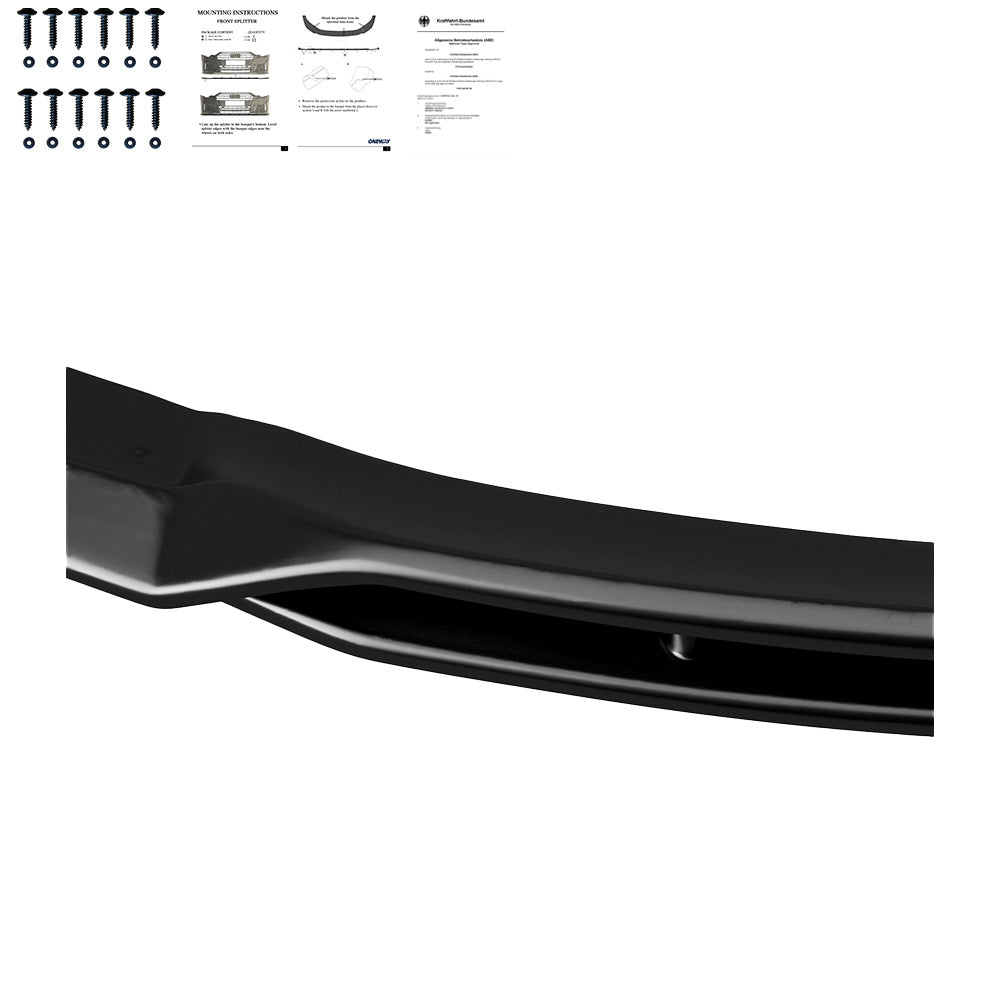 Front Splitter BMW X5 E70 M-Pack Facelift 2010-2013 with ABE TÜV - ONEWAY Automotive GmbH
