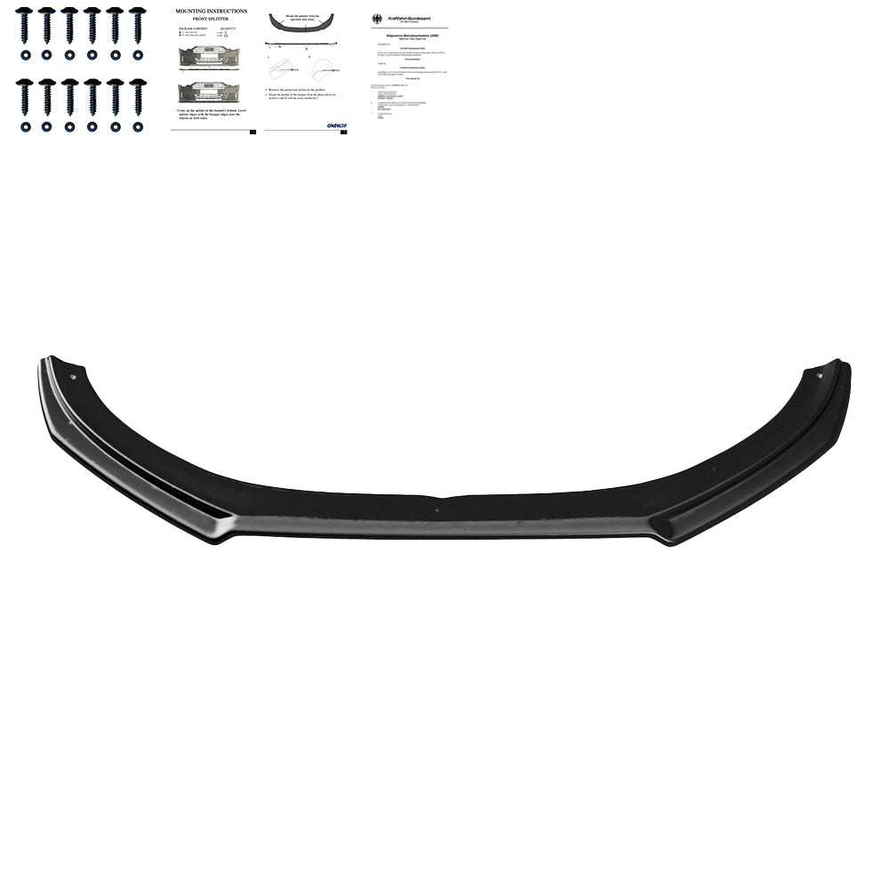 Front Splitter VOLVO V40 R-Design 2012-2019 with ABE TÜV - ONEWAY Automotive GmbH