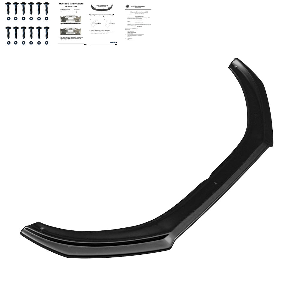 Front Splitter VOLVO V40 R-Design 2012-2019 with ABE TÜV - ONEWAY Automotive GmbH