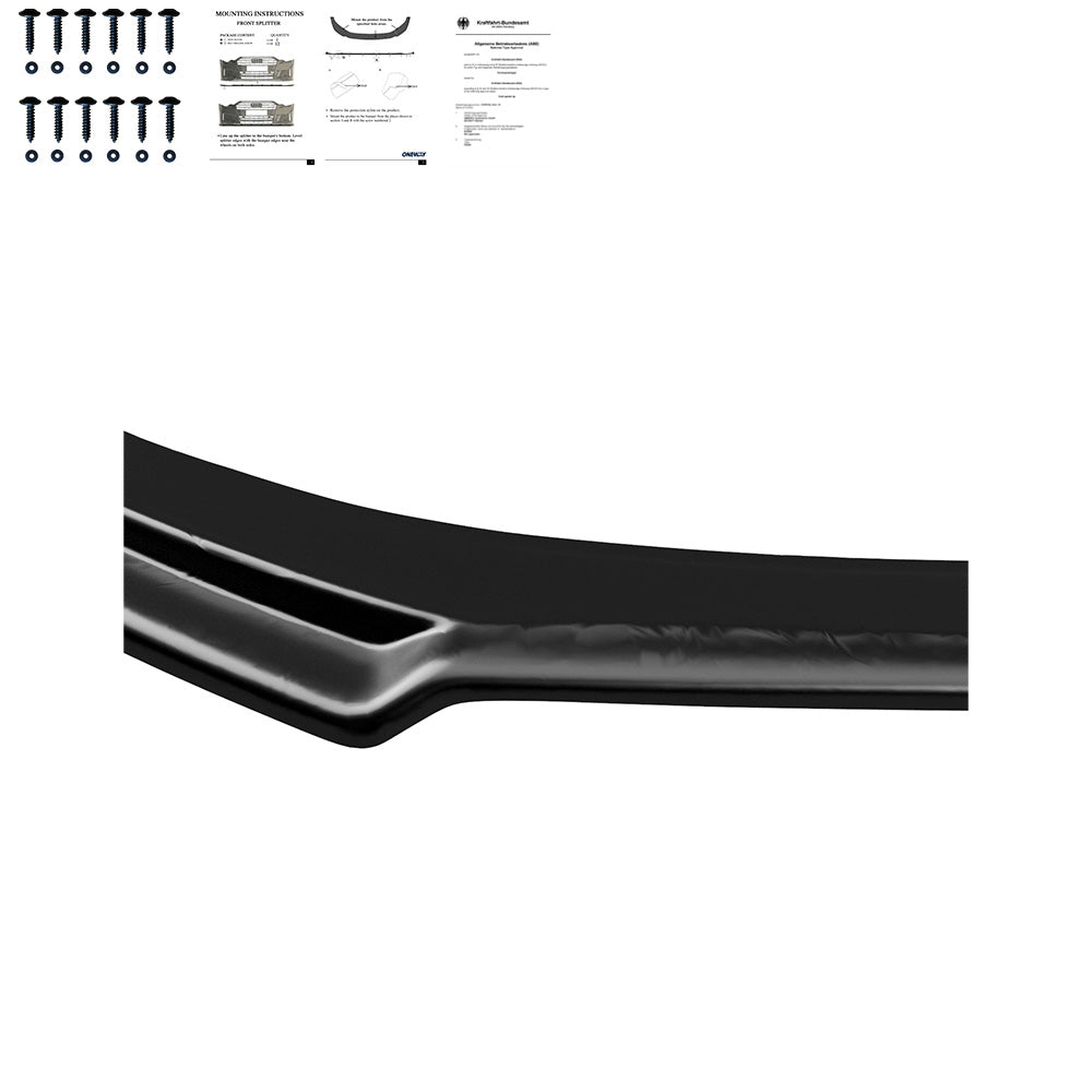 Front Splitter VOLVO V40 R-Design 2012-2019 with ABE TÜV - ONEWAY Automotive GmbH
