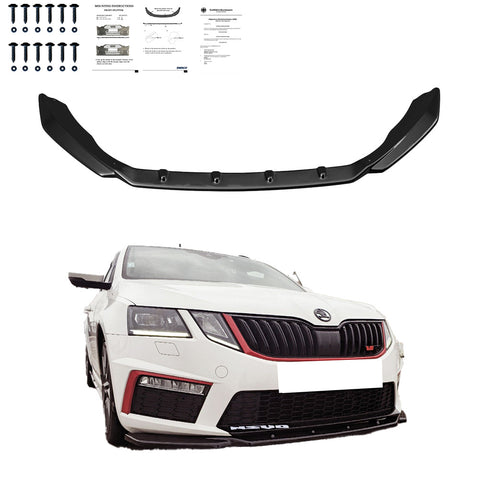 Front Splitter SKODA Octavia RS MK3 2013-2016 with ABE TÜV