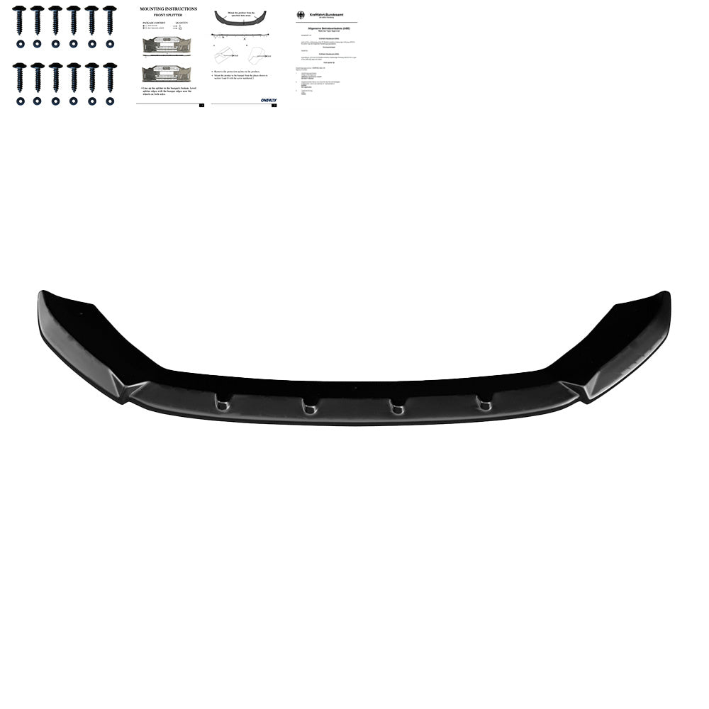 Front Splitter SEAT Leon FR MK3 2012-2016 with ABE TÜV