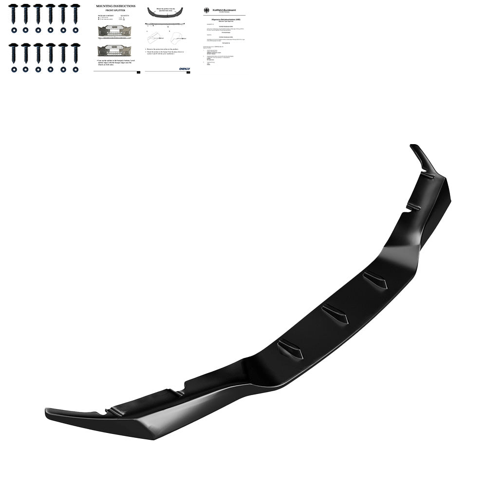 Front Splitter BMW M5 Series F90 Prefacelift 2018-2020 with ABE TÜV - ONEWAY Automotive GmbH