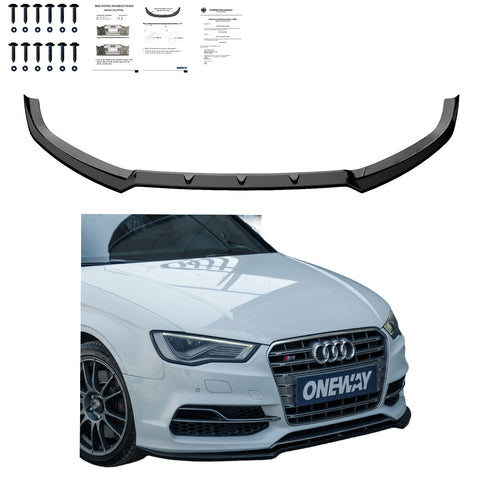 Frontsplitter AUDI S3 8V (Limousine / Cabrio) 2013-2016 v2 mit ABE TÜV