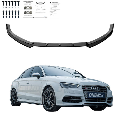 Frontsplitter AUDI S3 8V (Limousine / Cabrio) 2013-2016 v2 mit ABE TÜV