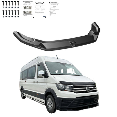 Frontspoiler VW Crafter MK2 2017+ / MAN TGE MK1 Vorfacelift 2017+ Version 2 mit ABE TÜV