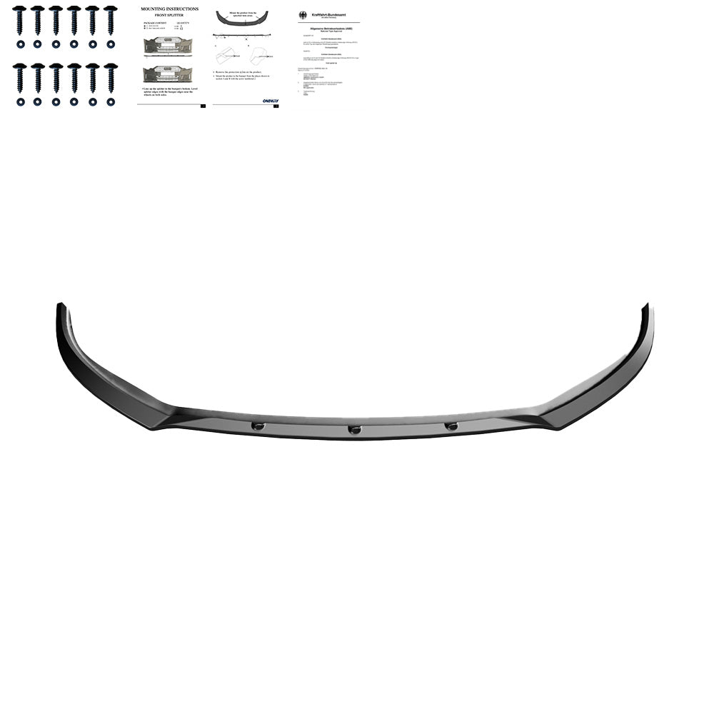 Front Splitter OPEL Corsa 2020+ with ABE TÜV - ONEWAY Automotive GmbH