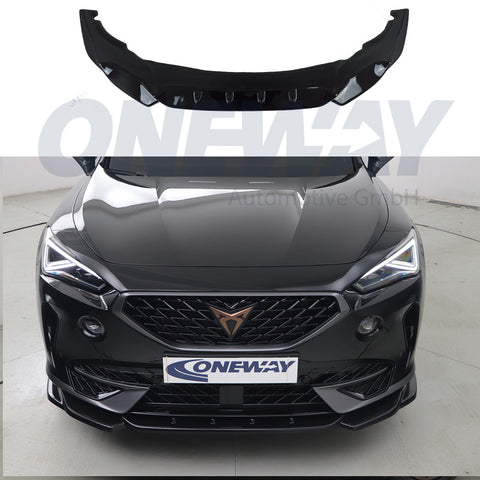 CUPRA Formentor 2020+ Front Splitter Gloss Black - ONEWAY Automotive GmbH