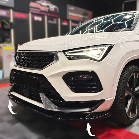 Front Splitter compatible with CUPRA Ateca 2018-2024 with ABE TÜV