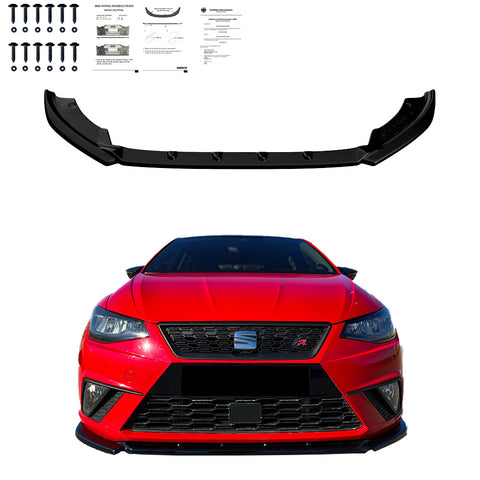 Front Splitter SEAT Ibiza Mk5 2017-2021 with ABE TÜV