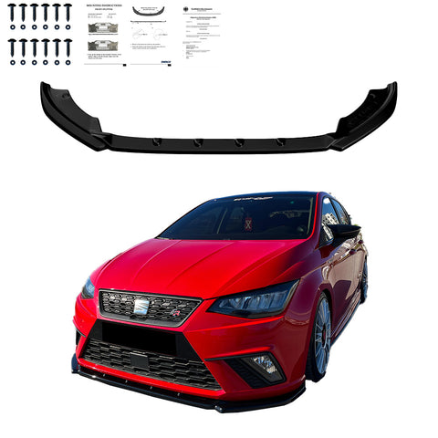 Front Splitter SEAT Ibiza Mk5 2017-2021 with ABE TÜV