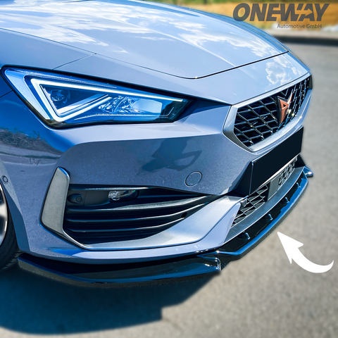 CUPRA Leon 2020+ Front Splitter Gloss Black - ONEWAY Automotive GmbH