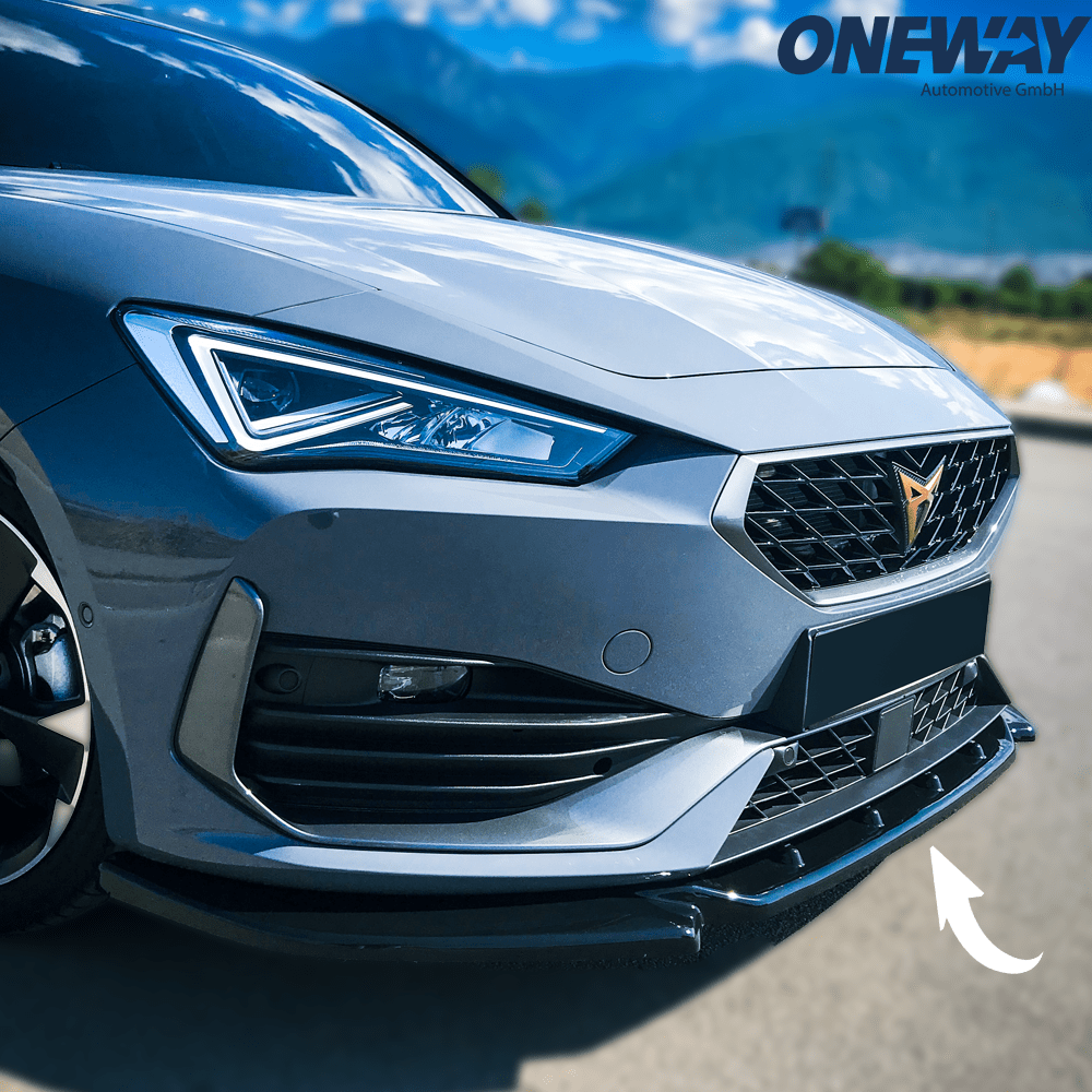 CUPRA Leon 2020+ Front Splitter Gloss Black - ONEWAY Automotive GmbH