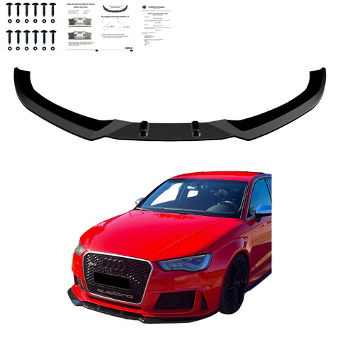 Front Splitter AUDI RS3 8V Sportback 2015-2016 with ABE TÜV