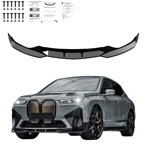 Splitter Delantero Compatible con BMW iX M-Pack i20 2021+ con ABE TÜV