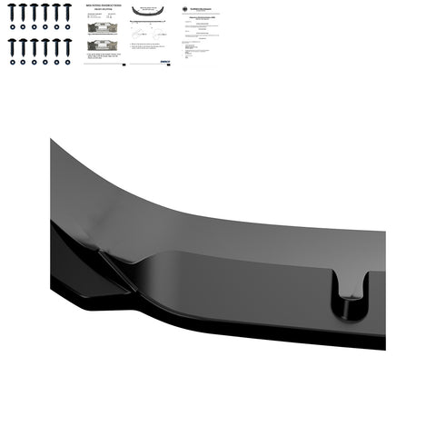 Front Splitter SEAT Leon FR MK3 2012-2016 Version 2 with ABE TÜV