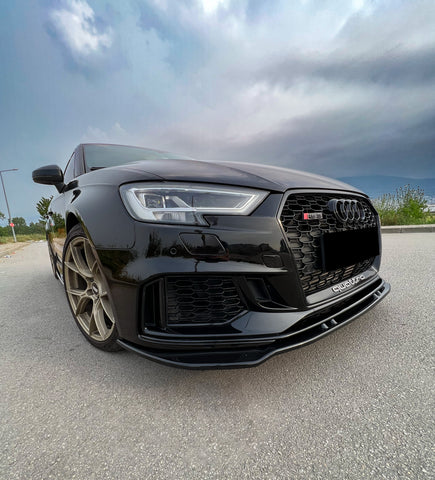 AUDI RS3 8V Facelift Sportback 2017-2019 Front Splitter Version 3 - ONEWAY Automotive GmbH