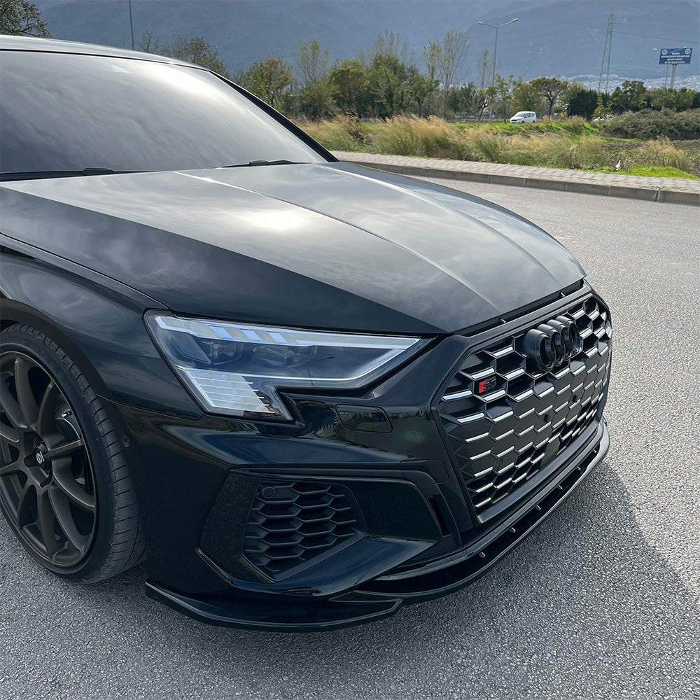 Front Splitter AUDI A3 S-Line / S3 8Y 2020+ v2 with ABE TÜV