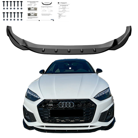 Front Splitter AUDI A5 S-Line / S5 F5 Facelift 2019+ with ABE TÜV