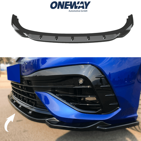 VW VOLKSWAGEN Golf MK 8 R 2020+ Front Splitter Gloss Black - ONEWAY Automotive GmbH