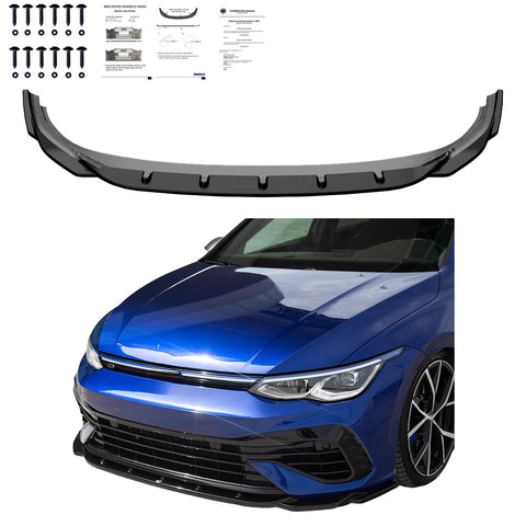 Frontspoiler kompatibel mit VW Golf MK 8 R 2020-2024 mit ABE TÜV