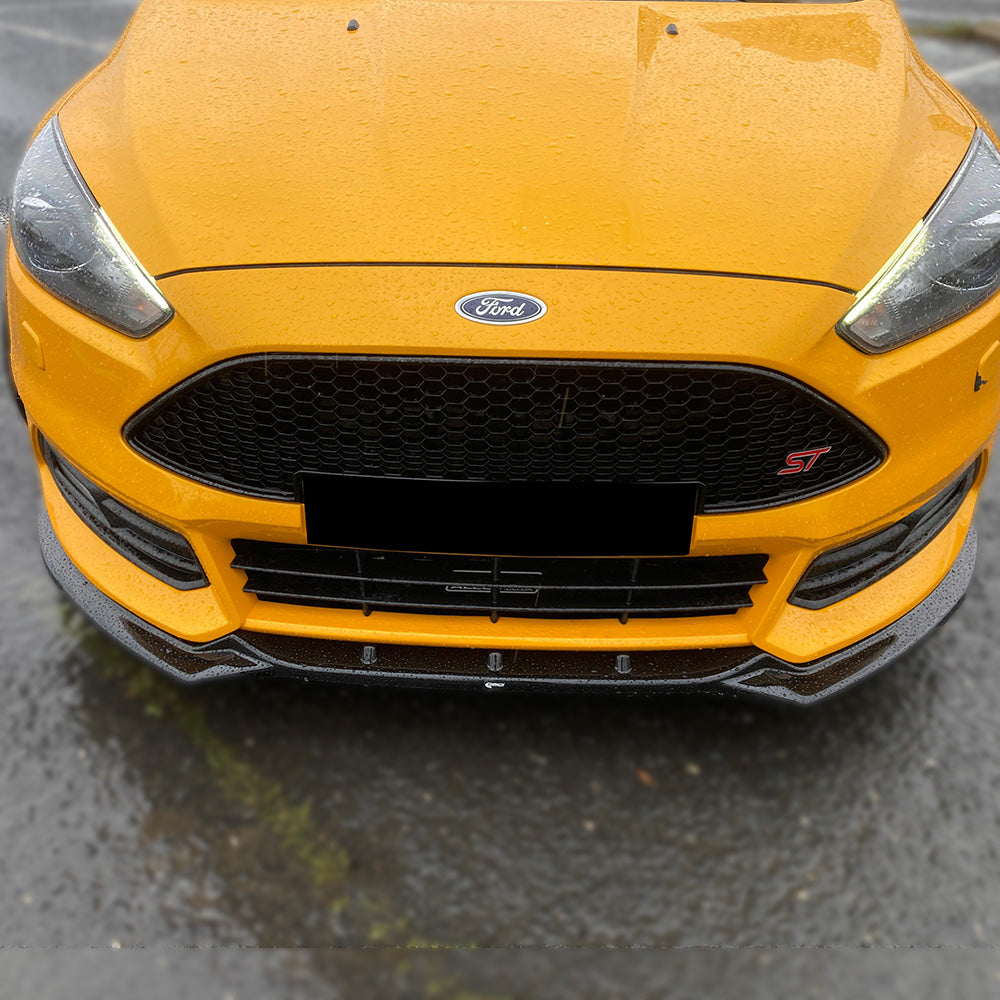 Front Splitter compatible with FORD Focus ST Mk3 Facelift 2015-2018 with ABE TÜV - ONEWAY Automotive GmbH