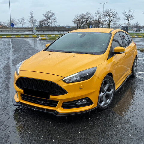 Splitter Delantero Compatible con FORD Focus ST Mk3 Facelift 2015-2018 con ABE TÜV