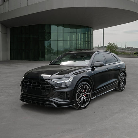 Front Splitter compatible with AUDI SQ8 / Q8 S-Line Mk1 2018-2023