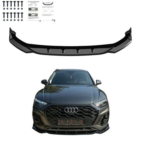 Front Splitter AUDI SQ5 / Q5 S-Line ( SUV / Sportback ) Mk2 Facelift 2020-2024