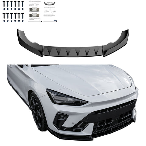 Splitter Delantero Compatible con CUPRA León MK1 Facelift 2024+