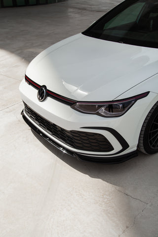 Front Splitter compatible with VW Volkswagen Golf MK 8 GTI / GTE / R Line 2020+ with ABE TÜV - ONEWAY Automotive GmbH