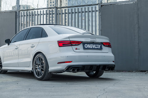 Rear Side Splitters AUDI S3 8V Sedan 2013-2016