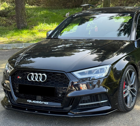 Front Splitter compatible with AUDI S3 8V 2016-2020 ABE TÜV - ONEWAY Automotive GmbH