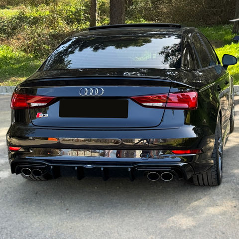 Rear Diffuser AUDI S3 Sedan 8V Facelift 2016-2020