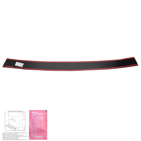 Rear Bumper Protector VW Transporter T5 2003-2009 (Gloss Black)