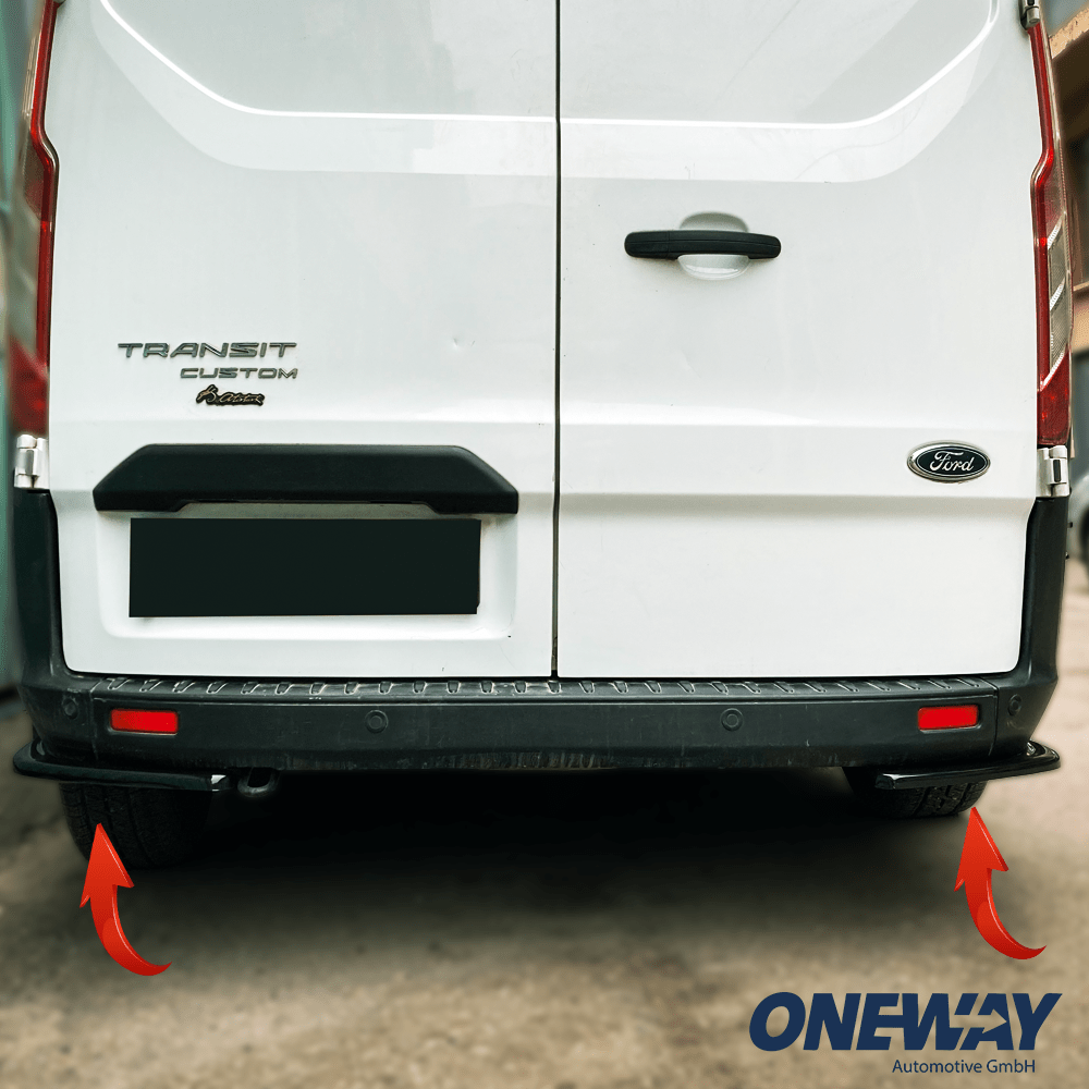 FORD Transit Custom MK1 Facelift 2018+ Rear Side Splitters - ONEWAY Automotive GmbH