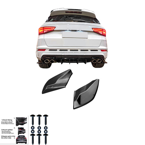 Rear Side Splitters CUPRA Ateca
