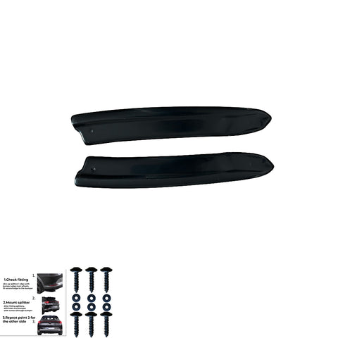 Rear Side Splitters SKODA Octavia