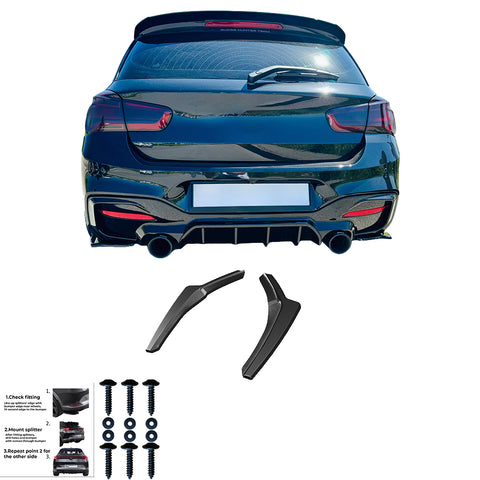Rear Side Splitters BMW 1 Series