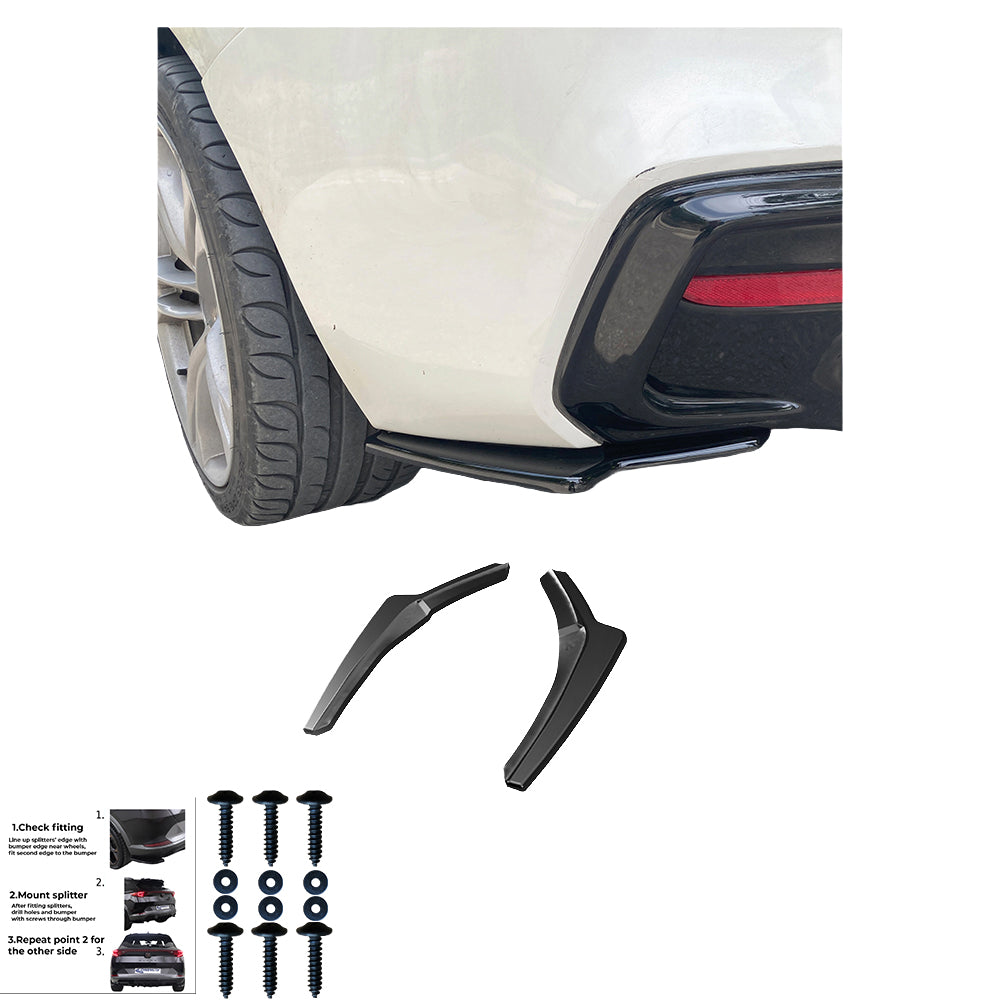 Rear Side Splitters BMW 1 Series
