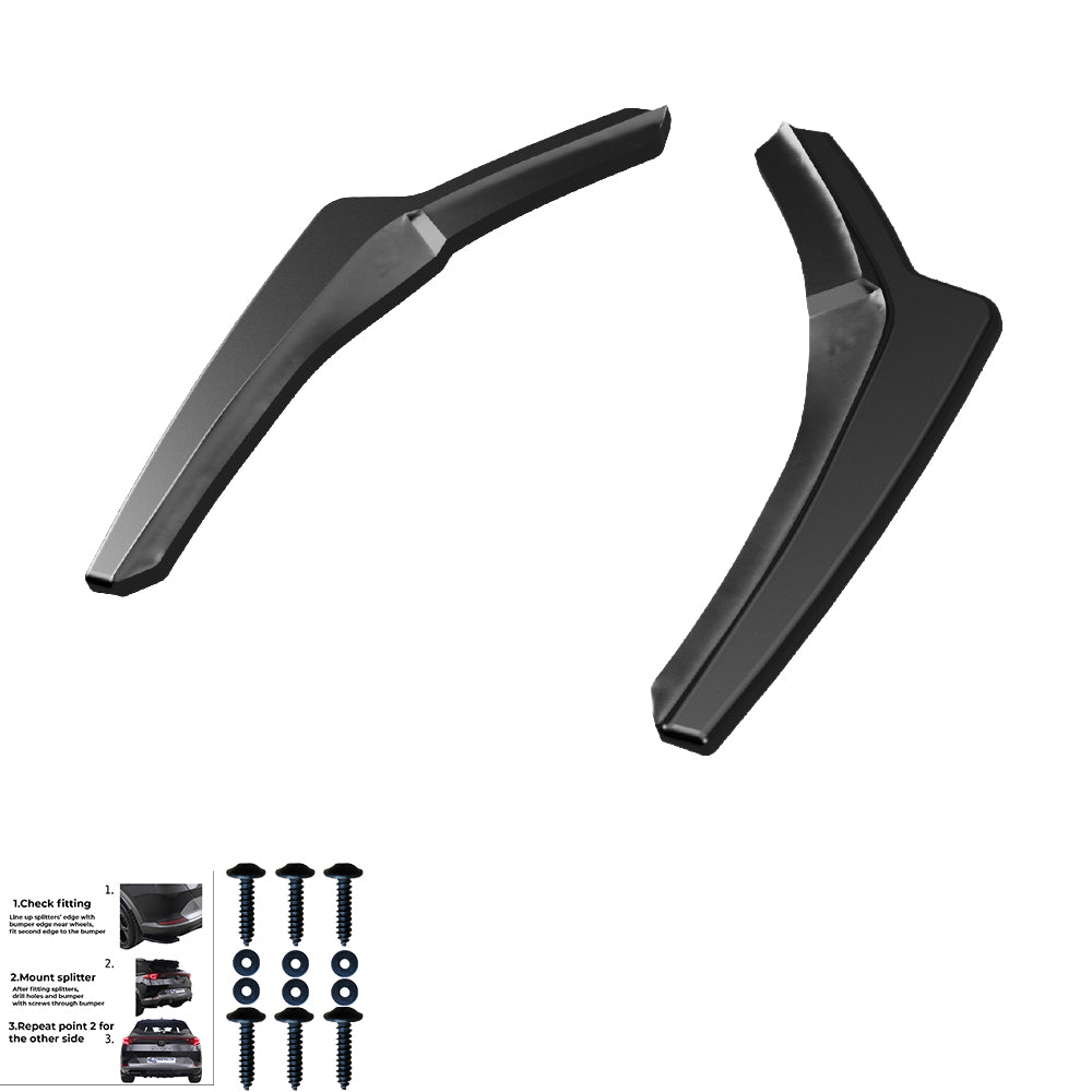 Rear Side Splitters BMW 1 Series