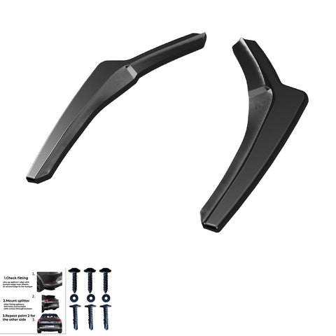 Rear Side Splitters BMW 1 Series F20/F21 M-Power Facelift 2015-2019