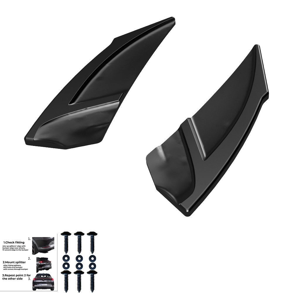 Rear Side Splitters VW VOLKSWAGEN Golf