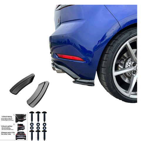 Rear Side Splitters VW VOLKSWAGEN Golf