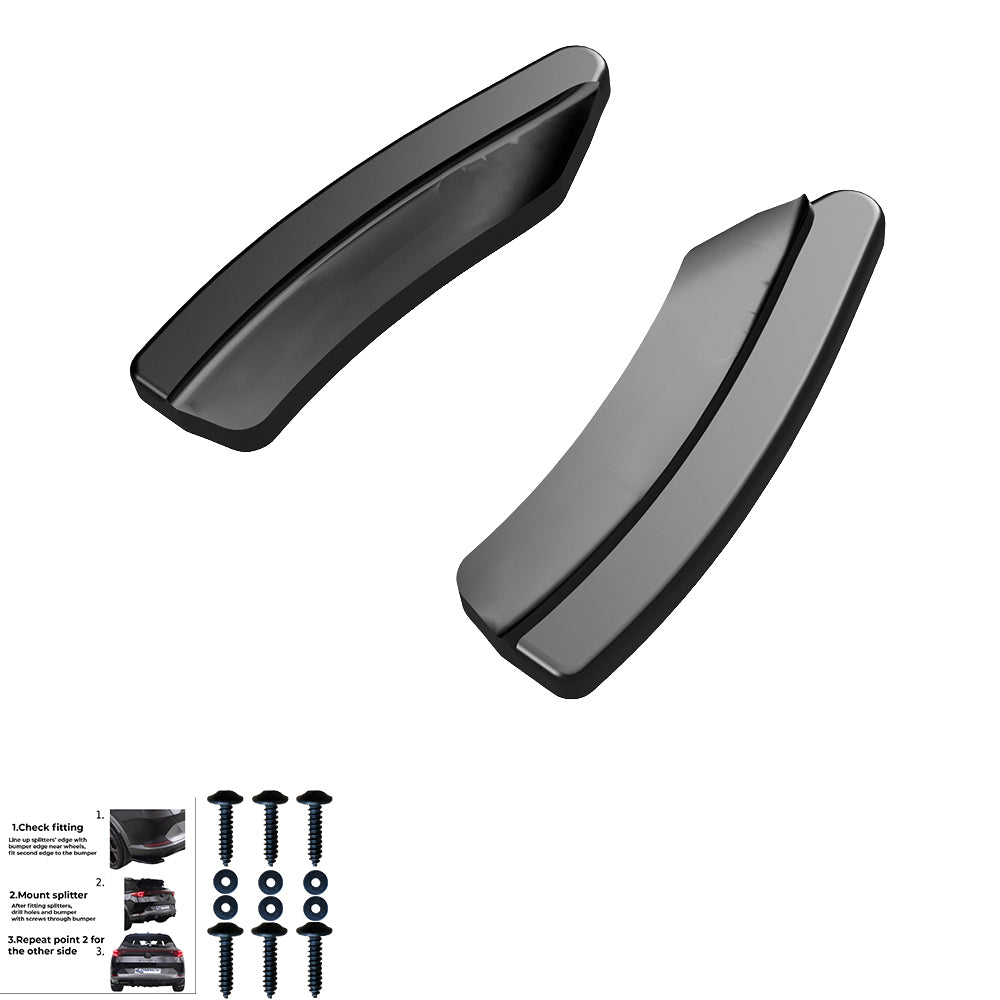 Rear Side Splitters VW VOLKSWAGEN Golf