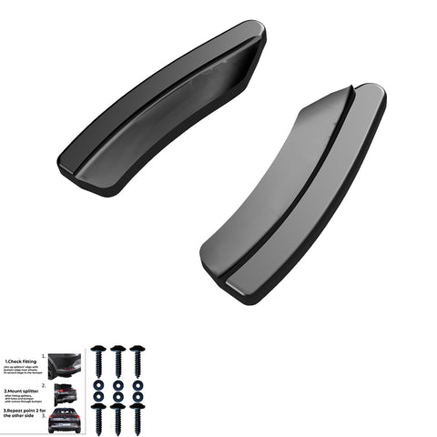 Rear Side Splitters VW VOLKSWAGEN Golf