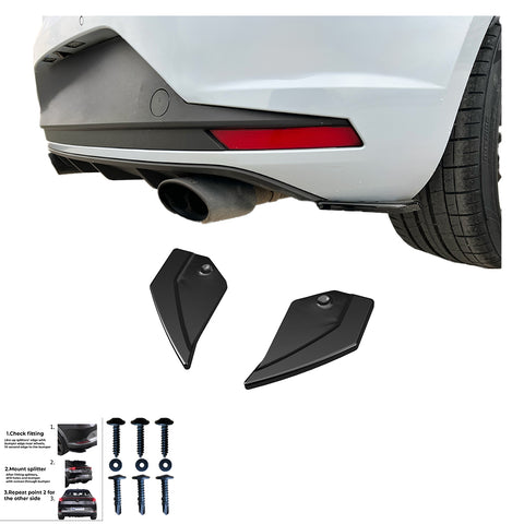 Rear Side Splitters compatible with SEAT Leon FR MK3 2012-2016